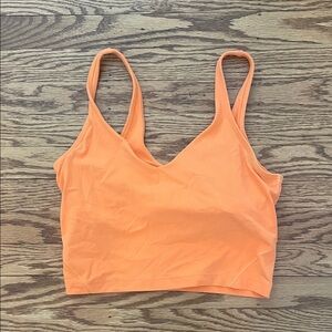 lululemon athletica Vibrant Orange Crop Top